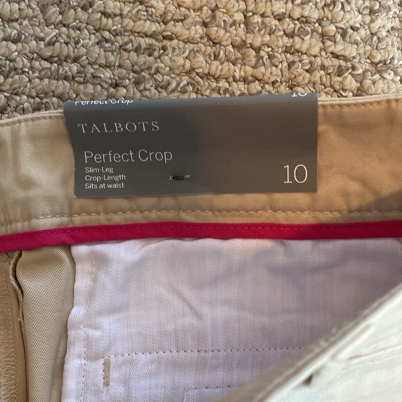 Talbots Perfect Crop - Light Tan - Picture 7 of 8